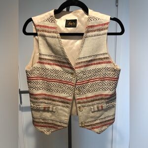 Vintage David Paul New York Western Vest Size Petite S